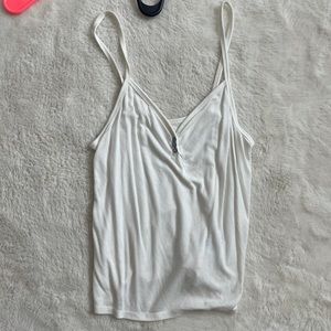 American Eagle white ribbed tank